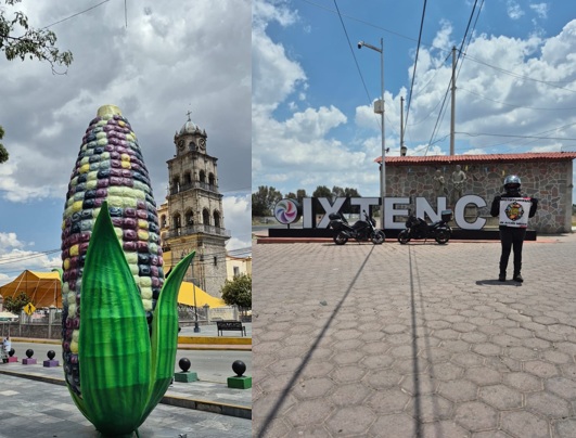 Lugar del maíz azul