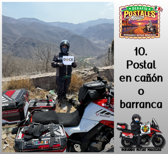 10-Postal en Cañón o barranca