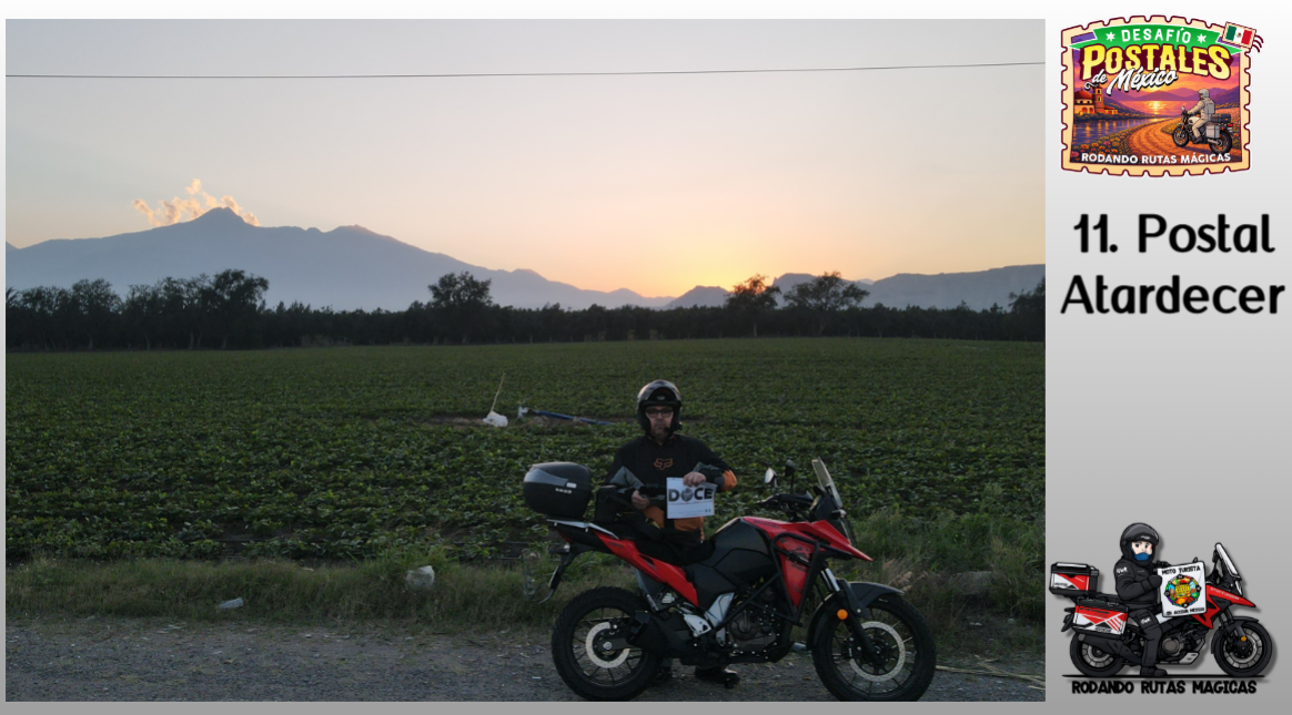 11- Postal de atardecer en carretera