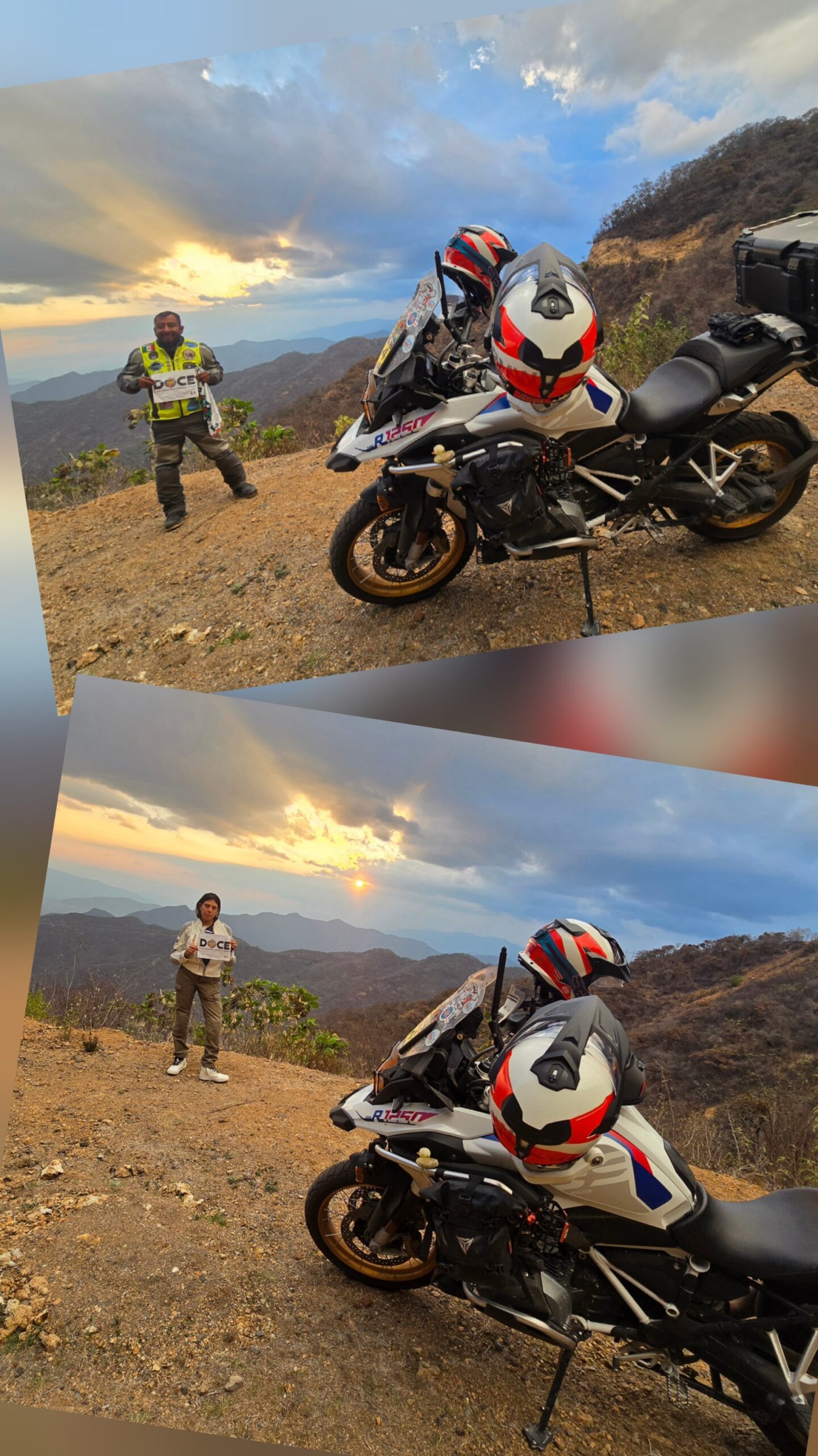 Postal de atardecer