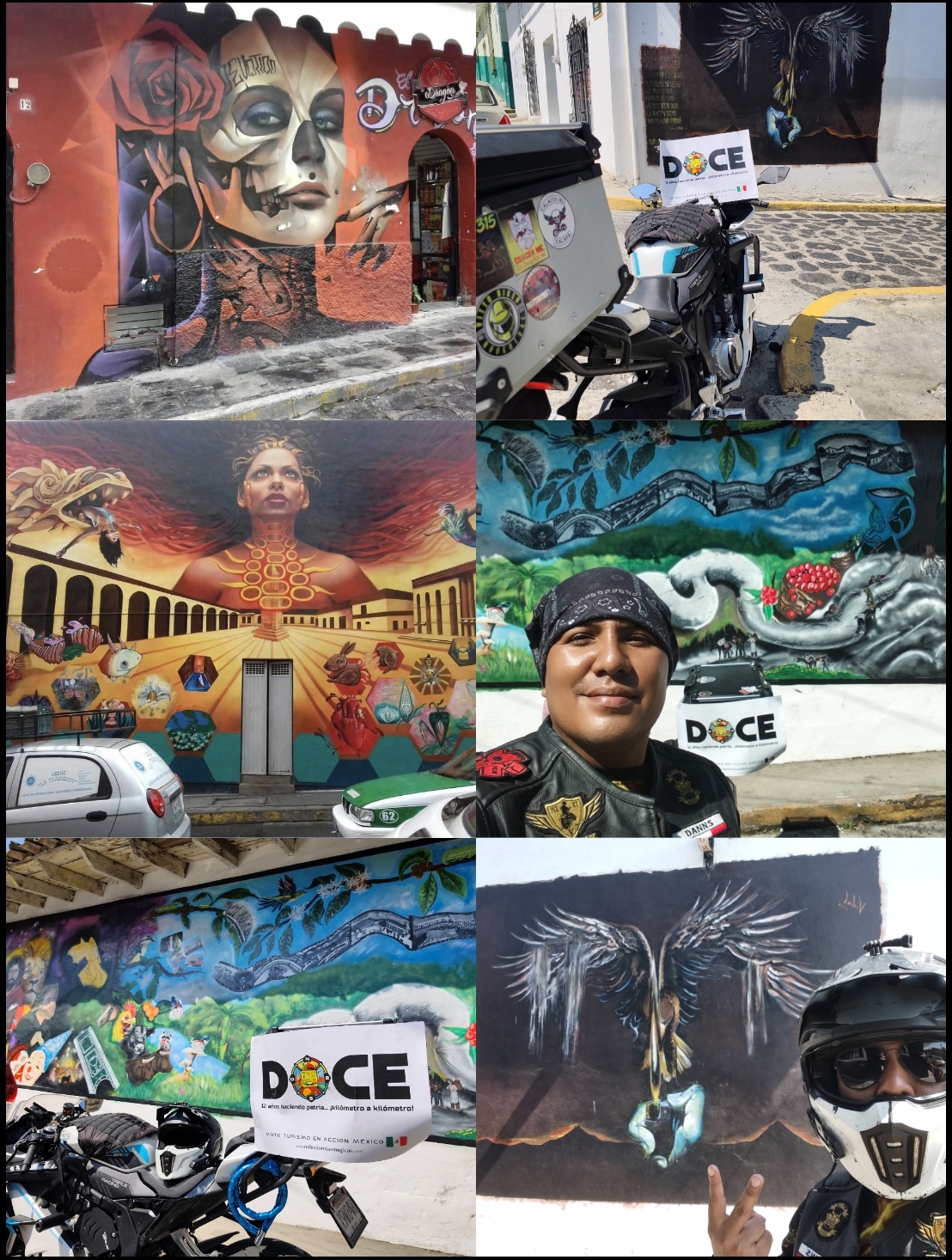 De murales están hecho la historia