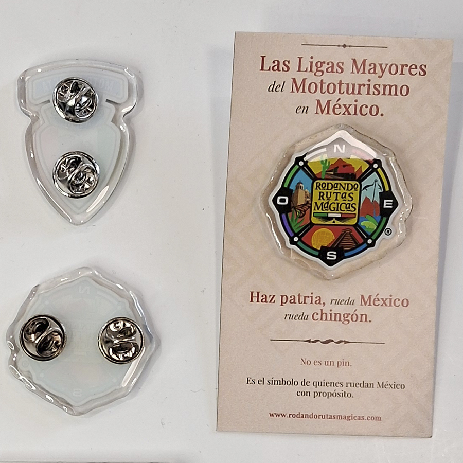 Pin logo RRM acrílico