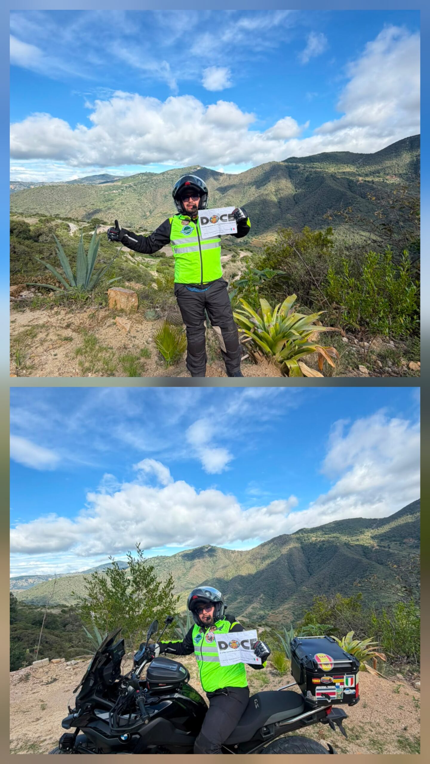 Postal en barranca