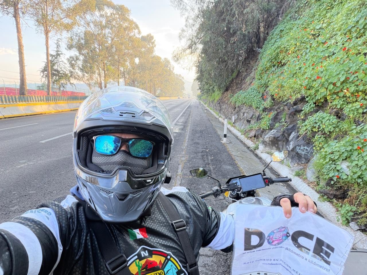 Recta larga en carretera