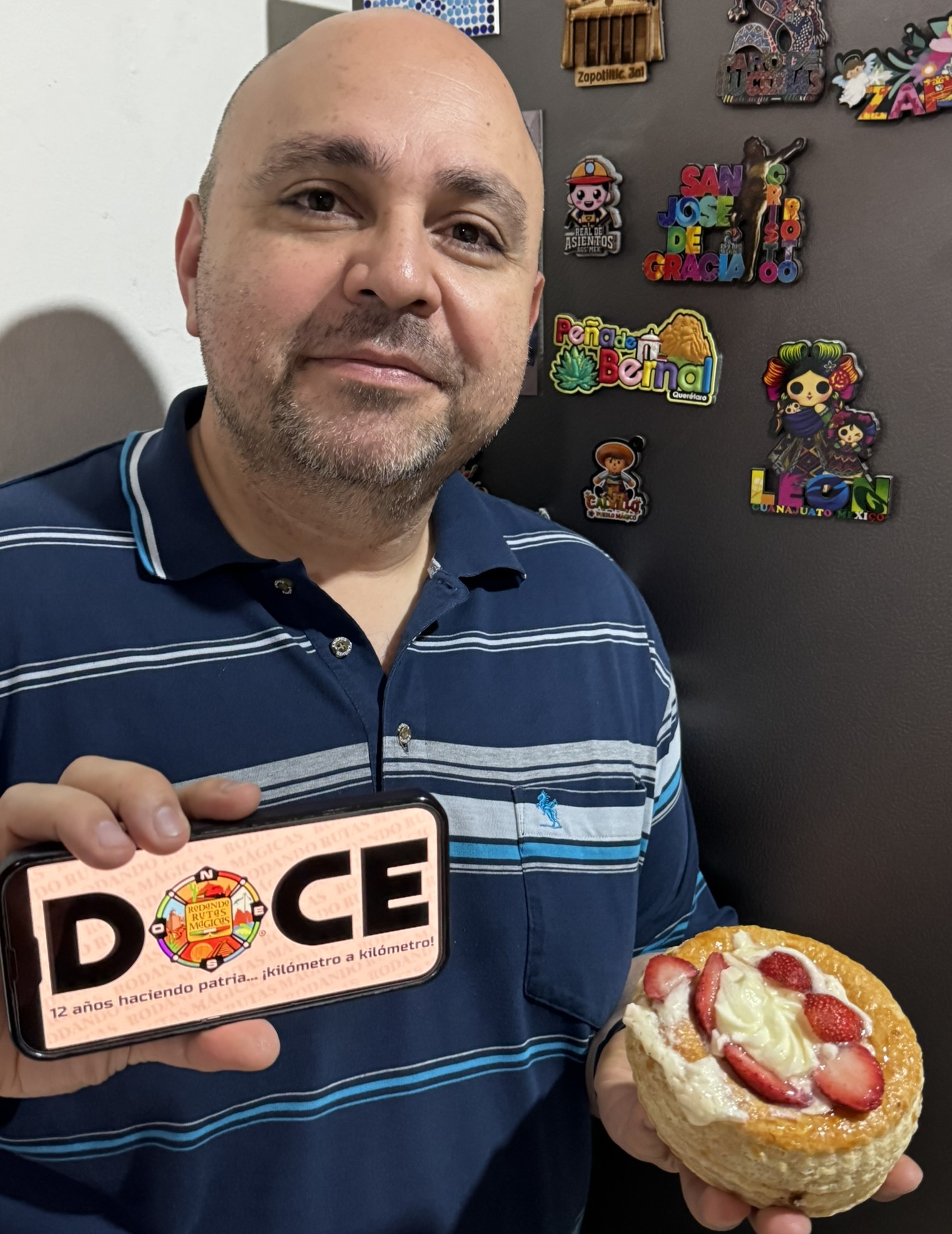 Disfrutando un rico Volovan